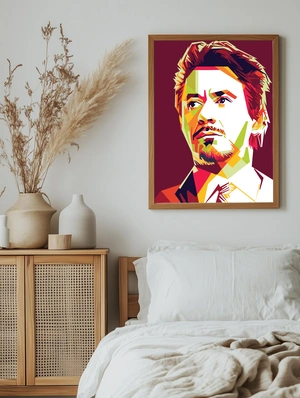 Тони Старк в стиле геометрии - 5