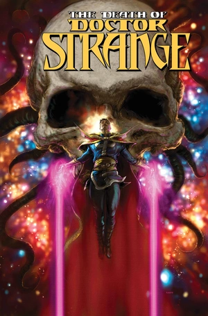 Доктор Стрэндж на фоне черепа - 1