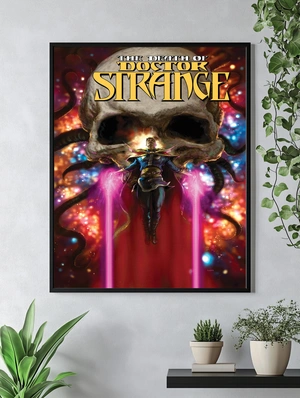 Доктор Стрэндж на фоне черепа - 4