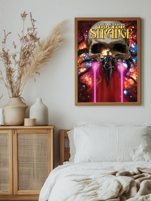 Доктор Стрэндж на фоне черепа - 5