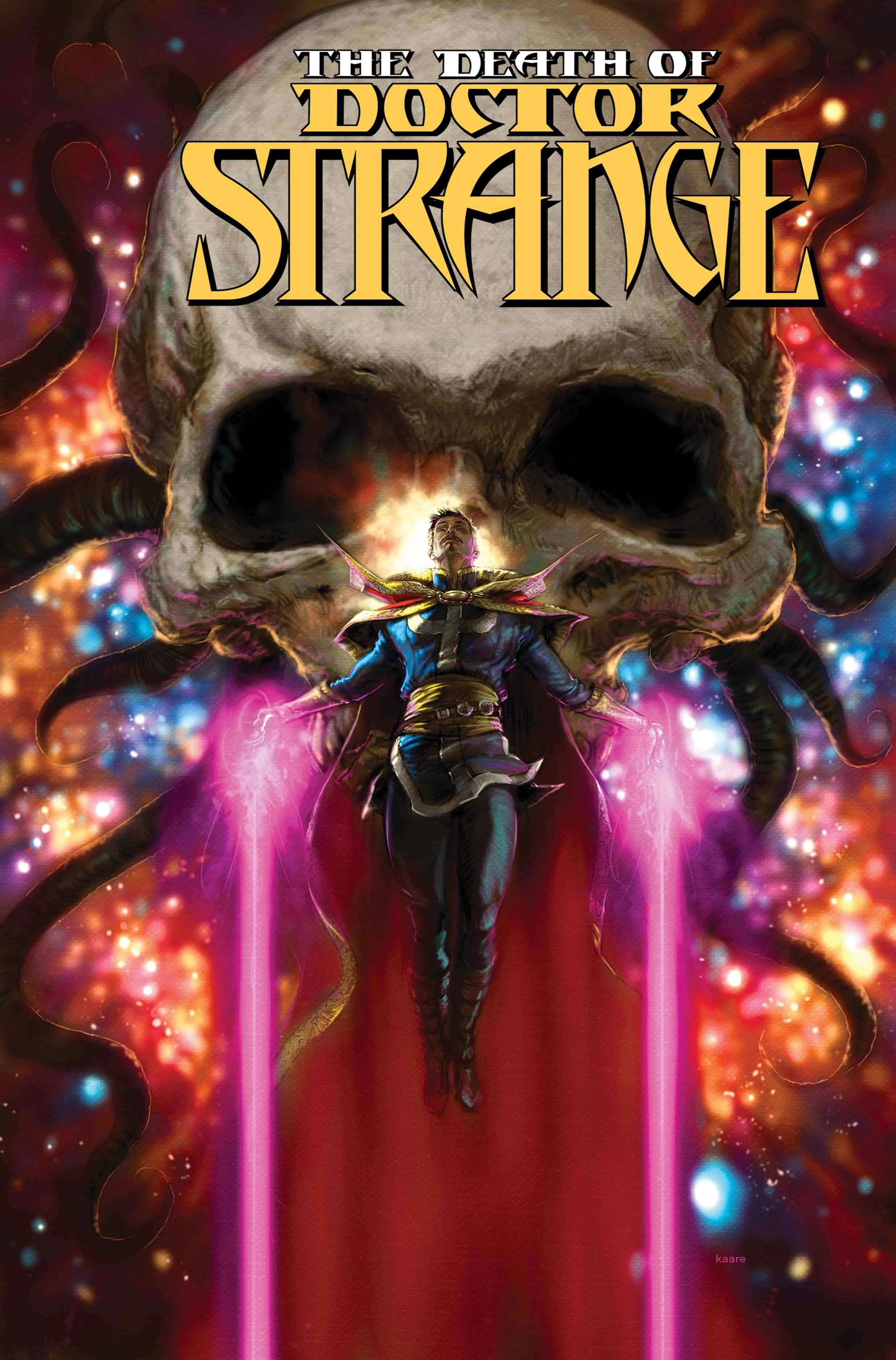 Доктор Стрэндж на фоне черепа - 1