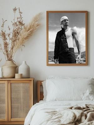 Стильный Уилл Смит в чёрно-белом контрасте - 5