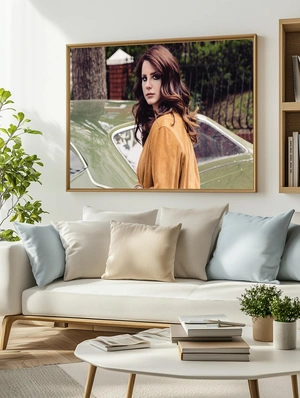 Портрет Lana Del Rey в осенних тонах - 3