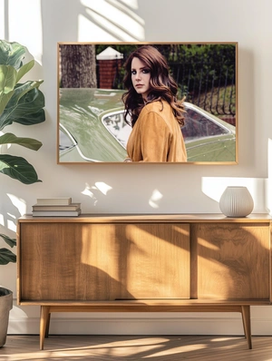 Портрет Lana Del Rey в осенних тонах - 4