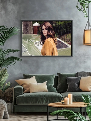 Портрет Lana Del Rey в осенних тонах - 5