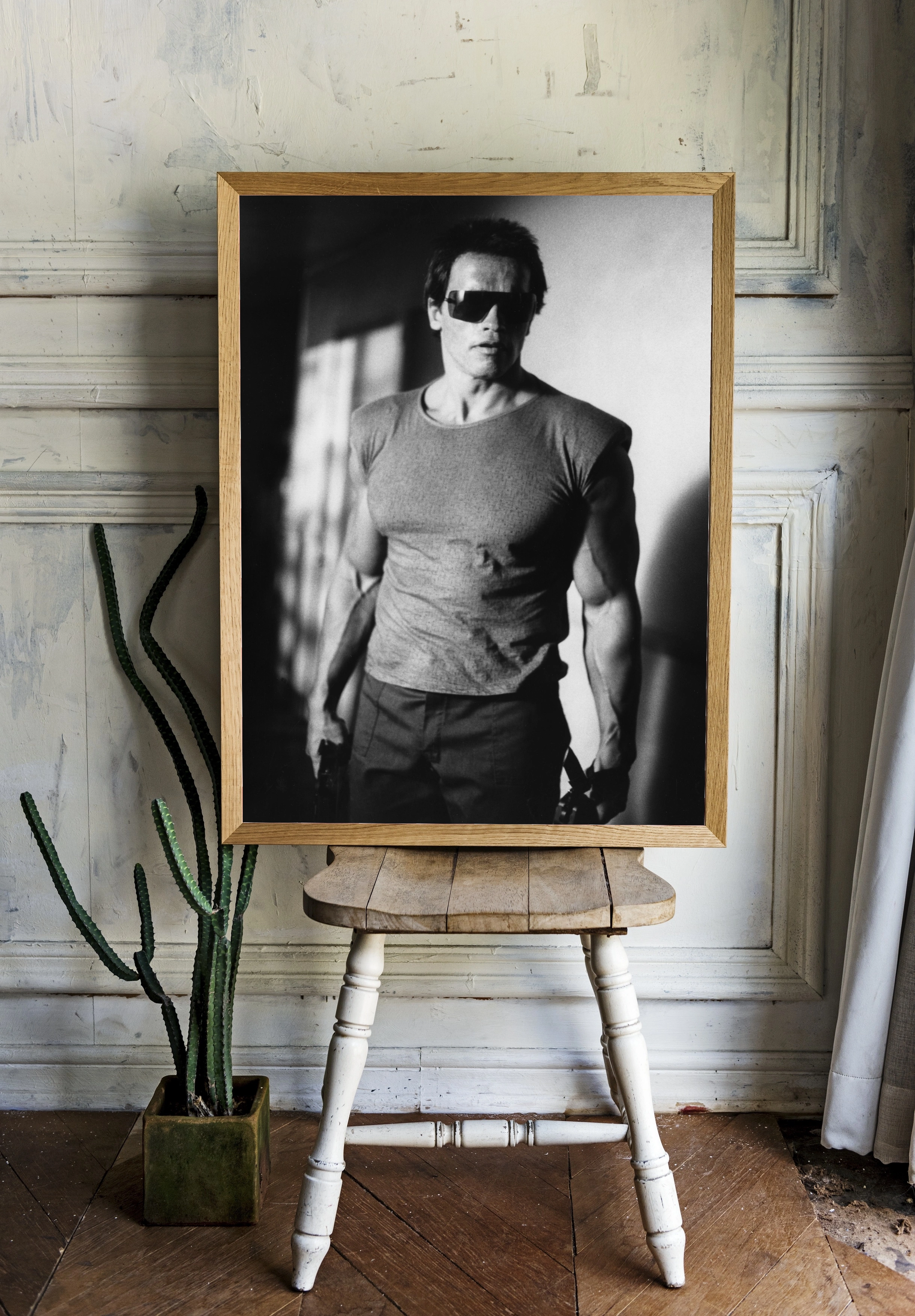 Черно-белый образ Терминатора - 2