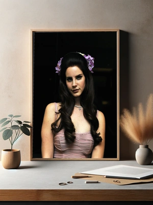 Lana Del Rey — Винтажное настроение с цветами - 3