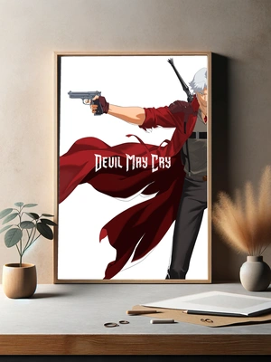 Devil May Cry — Данте с пистолетом и красным плащом - 3