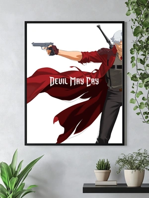 Devil May Cry — Данте с пистолетом и красным плащом - 4