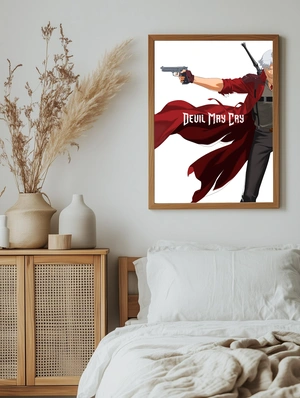 Devil May Cry — Данте с пистолетом и красным плащом - 5