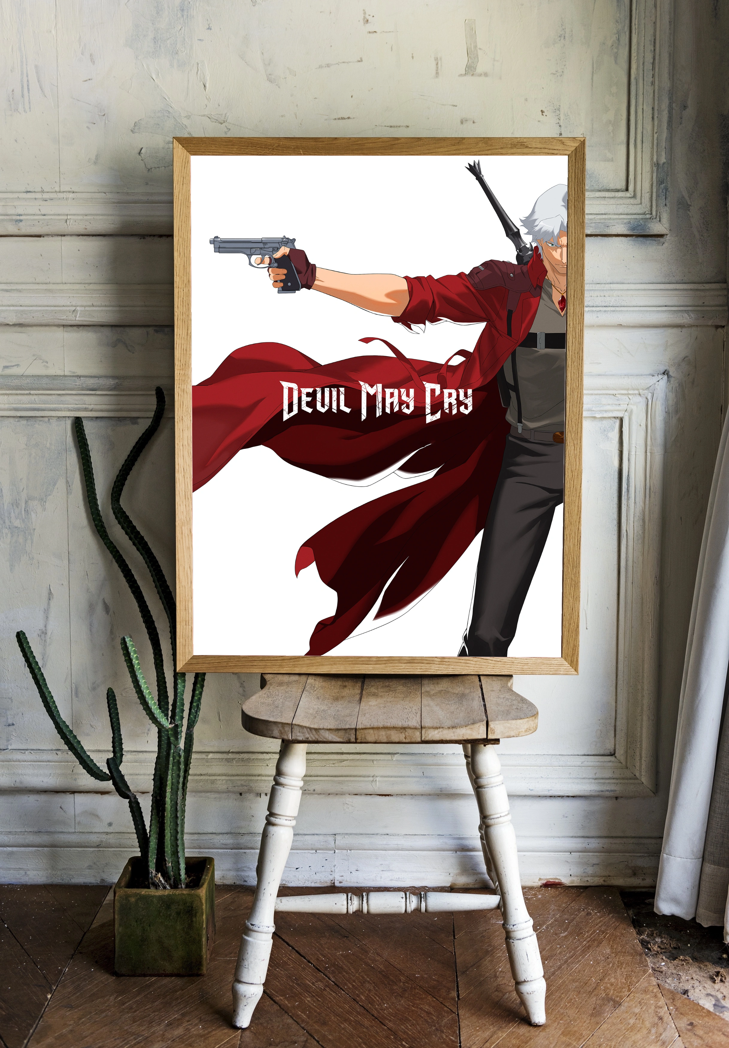Devil May Cry — Данте с пистолетом и красным плащом - 2