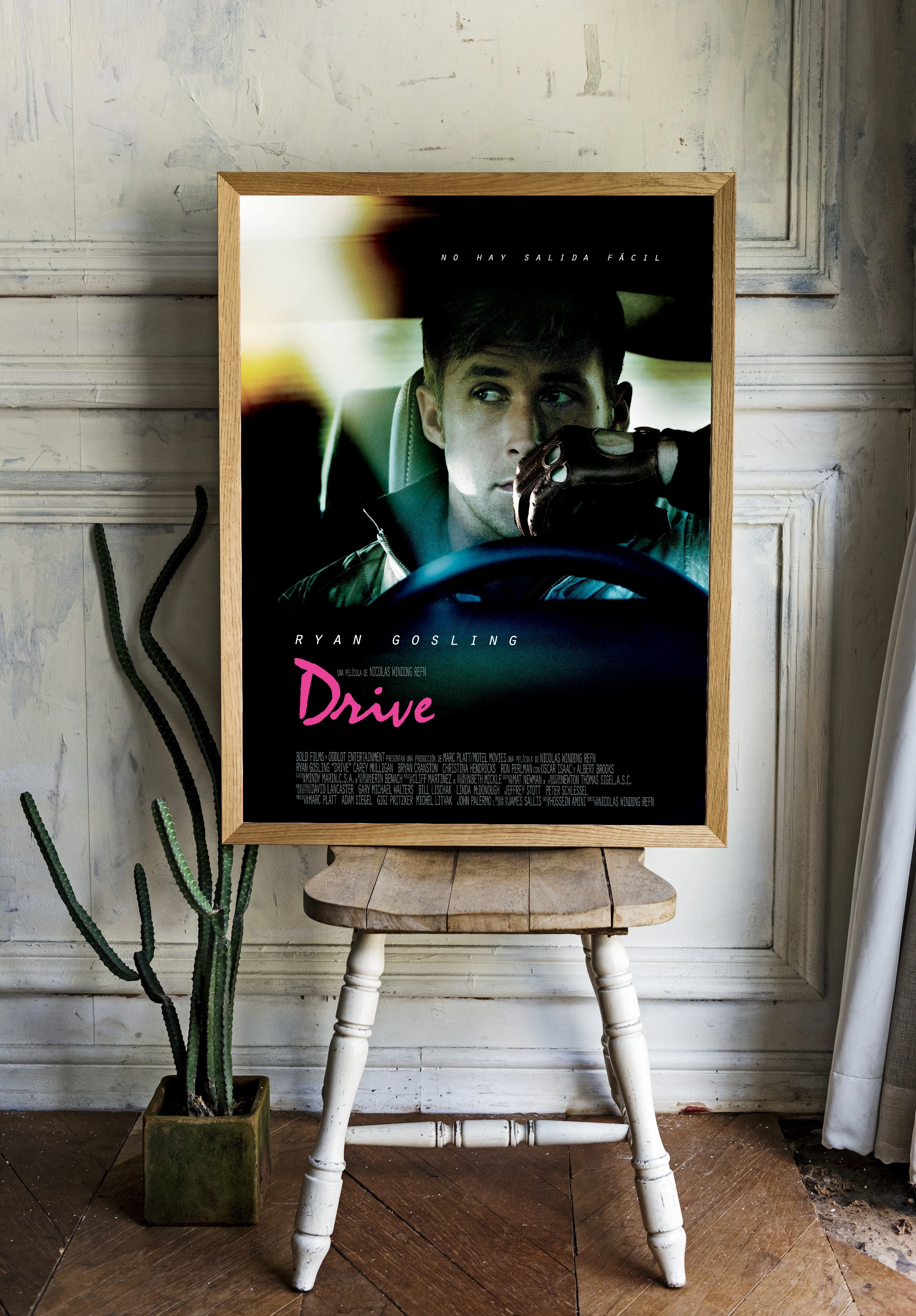 Райан Гослинг в напряжённой сцене фильма Drive - 2