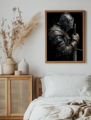 Dark Souls — Средневековый рыцарь в доспехах с мечом - 5