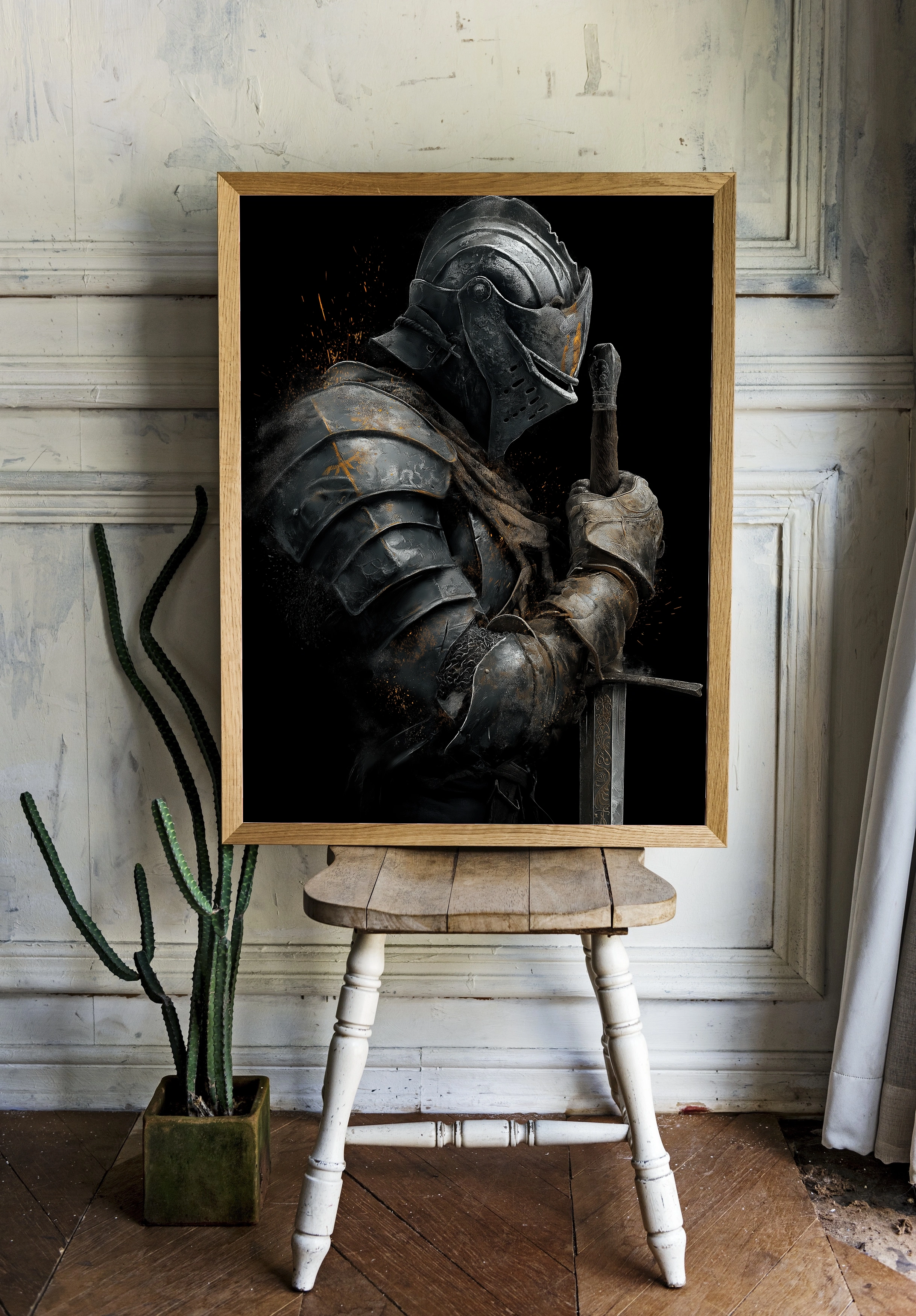 Dark Souls — Средневековый рыцарь в доспехах с мечом - 2