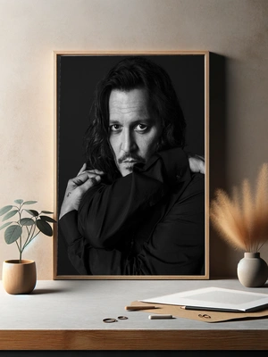 Джонни Депп в чёрно-белой глубине - 3