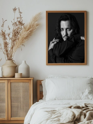 Джонни Депп в чёрно-белой глубине - 5