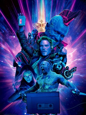 Героическое путешествие Стражей Галактики в ярких цветах - 1