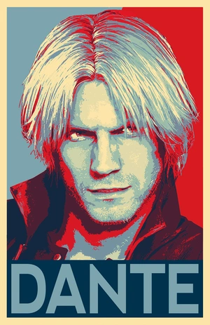 Devil May Cry — Арт портрет Dante - 1
