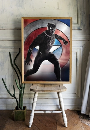 Черная Пантера и щит Капитана Америки - 2