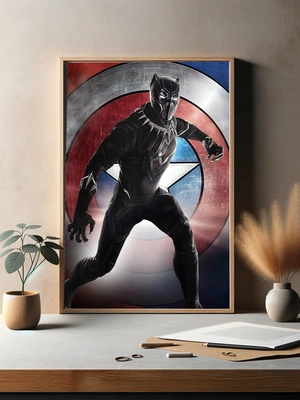 Черная Пантера и щит Капитана Америки - 3