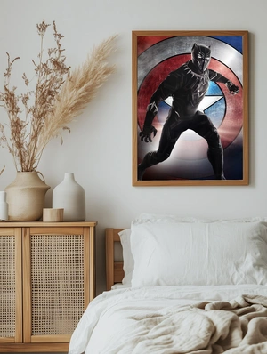 Черная Пантера и щит Капитана Америки - 5