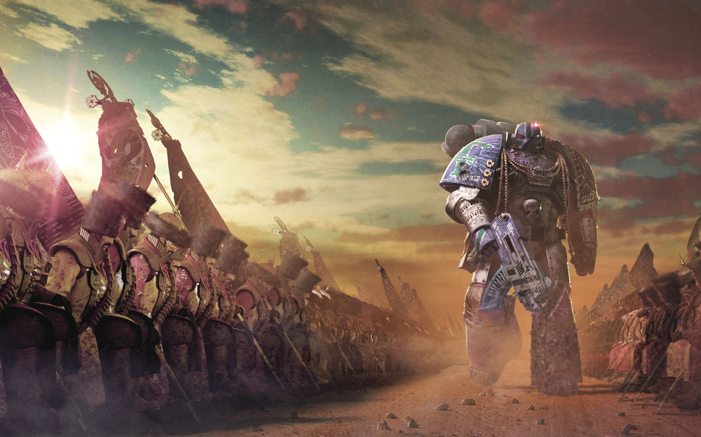 Warhammer 40,000 — Могучие Космические Десантники в бою - 1