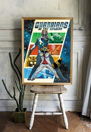 Стражи Галактики в геометричном арт стиле - 2