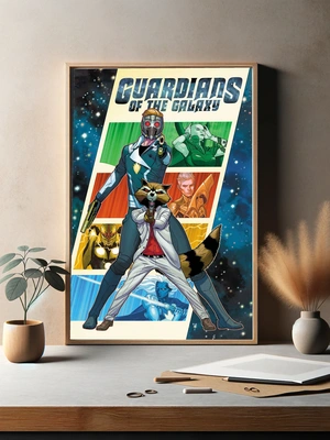 Стражи Галактики в геометричном арт стиле - 3