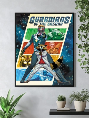 Стражи Галактики в геометричном арт стиле - 4