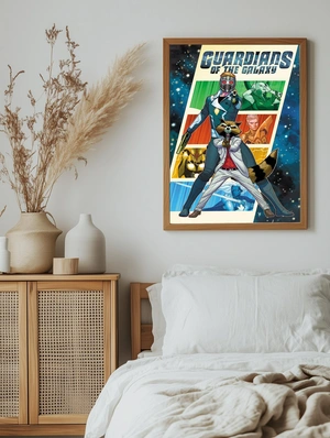 Стражи Галактики в геометричном арт стиле - 5