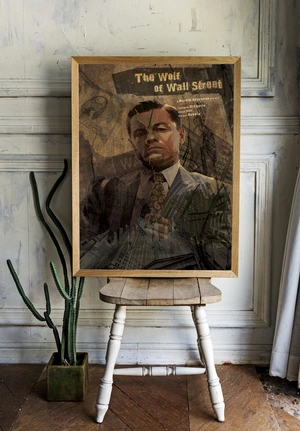 Волк с Уолл-стрит в стиле арт - 2