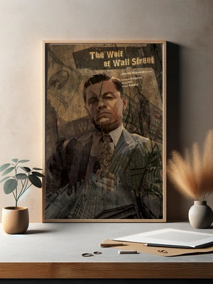 Волк с Уолл-стрит в стиле арт - 3