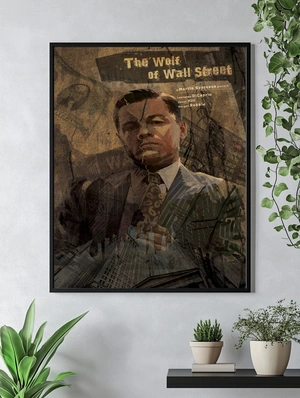 Волк с Уолл-стрит в стиле арт - 4