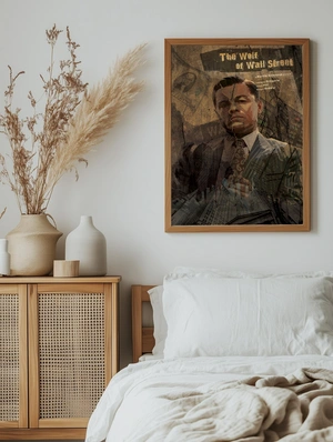 Волк с Уолл-стрит в стиле арт - 5