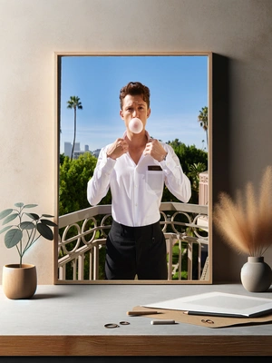 Том Холланд с жвачкой - 3