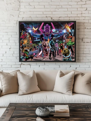 Команда Супергероев и Галактуса в космическом бою - 2