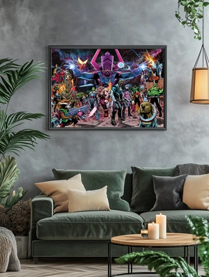 Команда Супергероев и Галактуса в космическом бою - 5