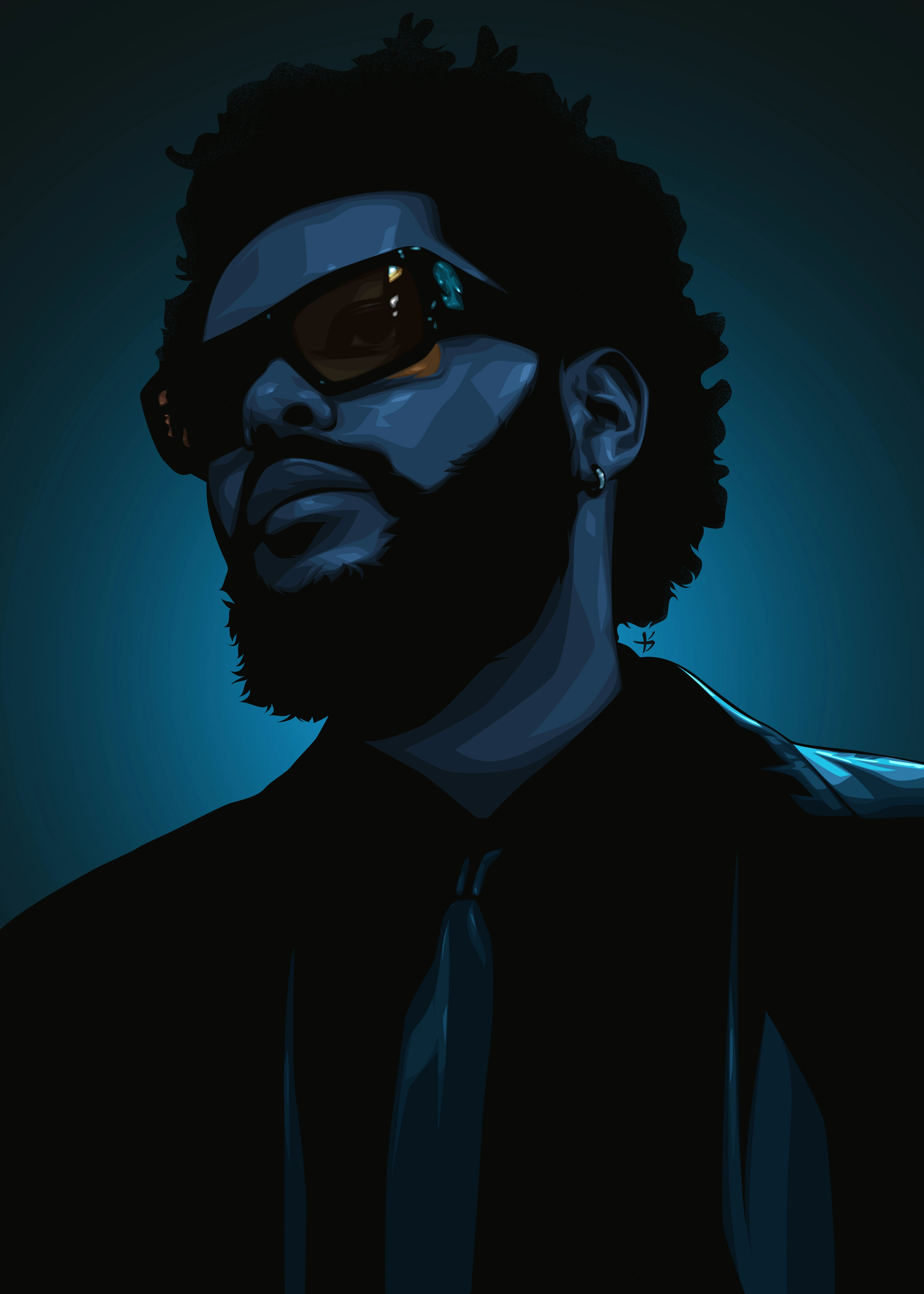 The Weeknd — Тайна и стиль в темно-синем свете - 1