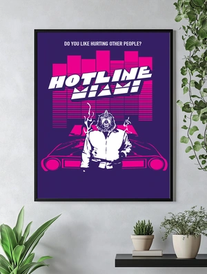 Hotline Miami — Стильный неоновый арт - 4