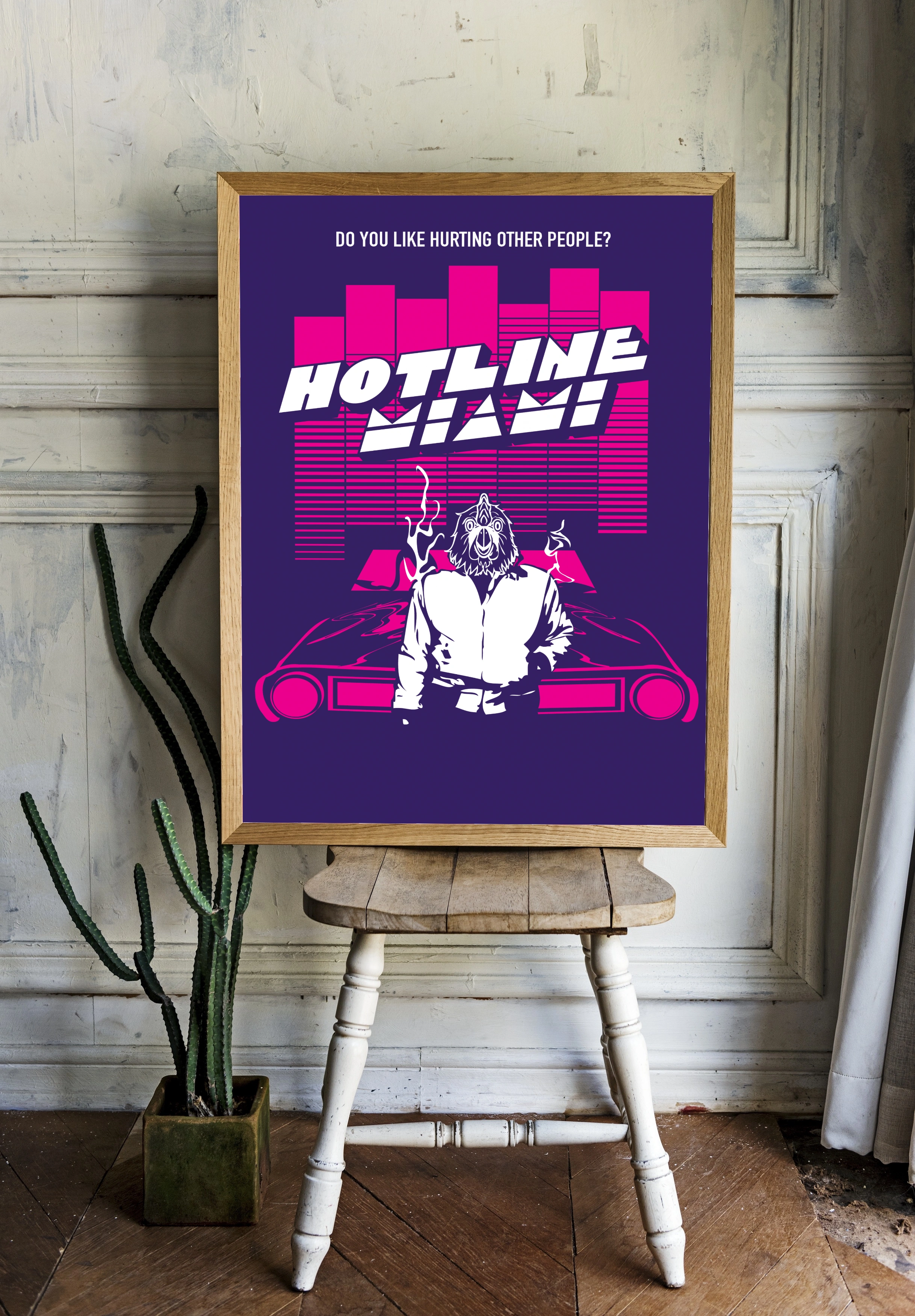 Hotline Miami — Стильный неоновый арт - 2