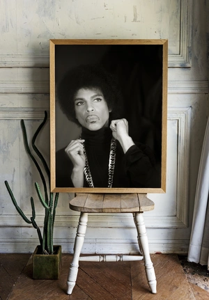 Портрет легенды музыки Prince в чёрном - 2