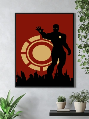 Силуэт Железного человека - 4