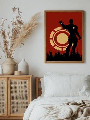 Силуэт Железного человека - 5