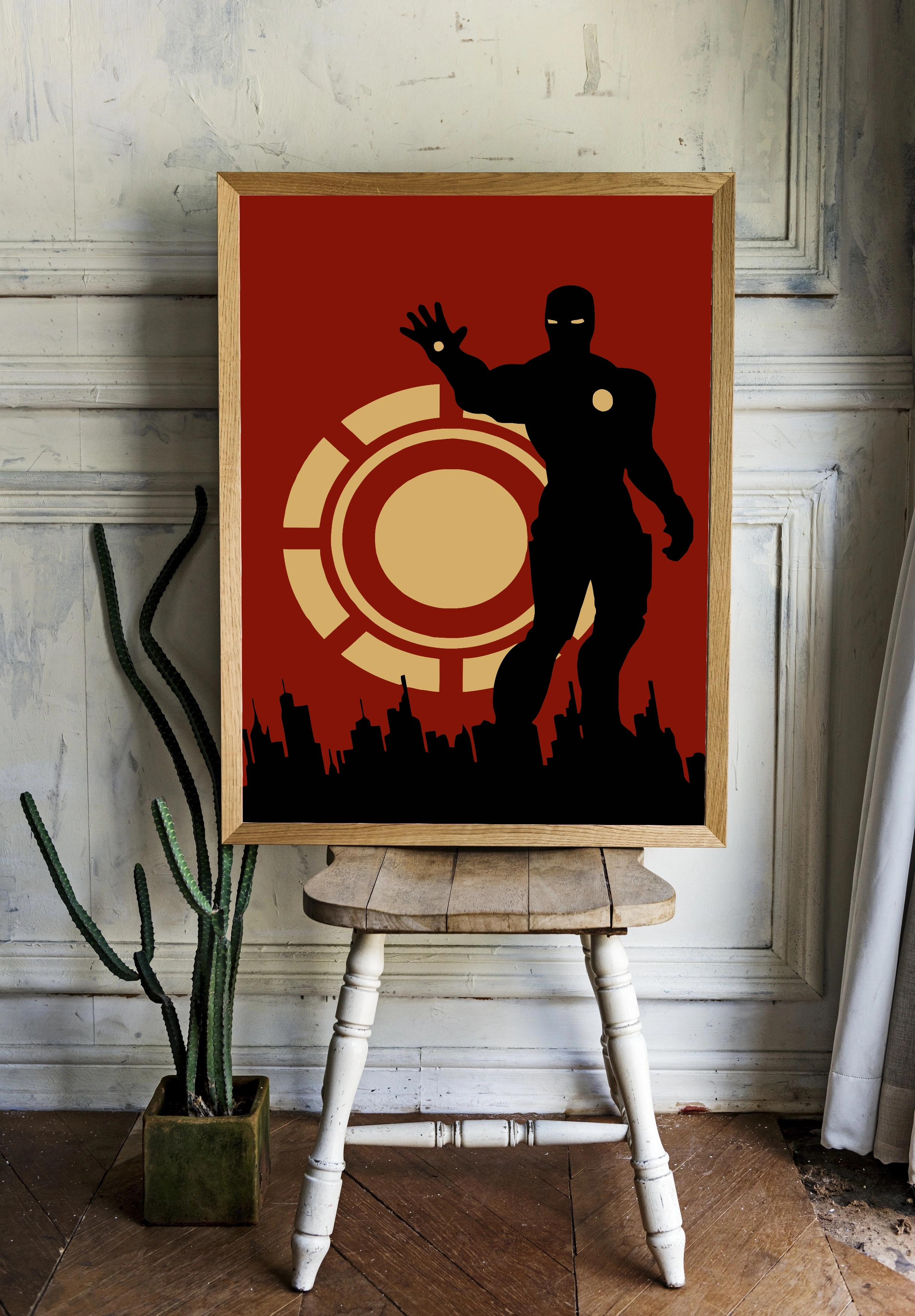 Силуэт Железного человека - 2