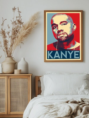 Kanye West в стиле поп-арт - 5