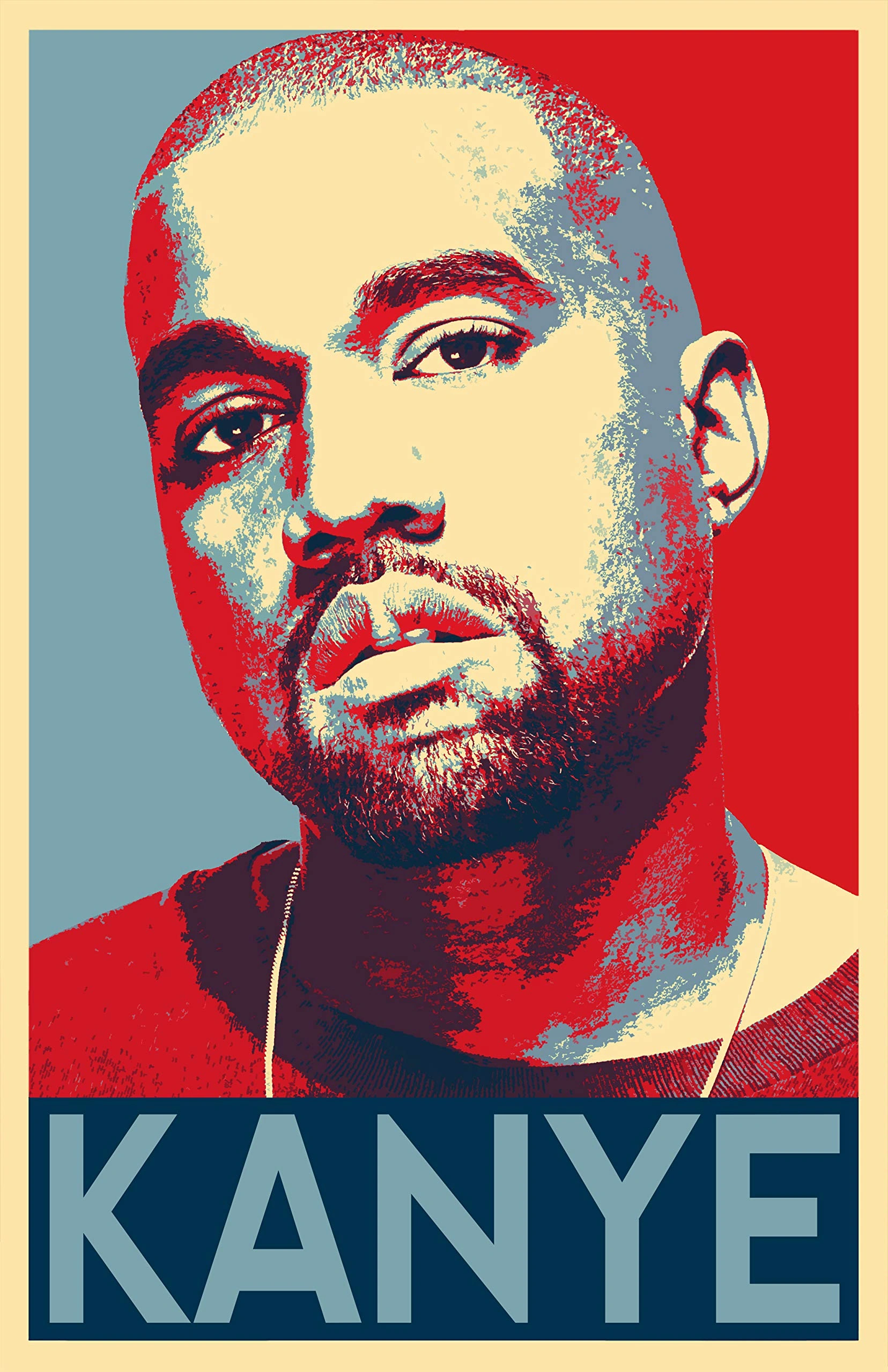 Kanye West в стиле поп-арт - 1