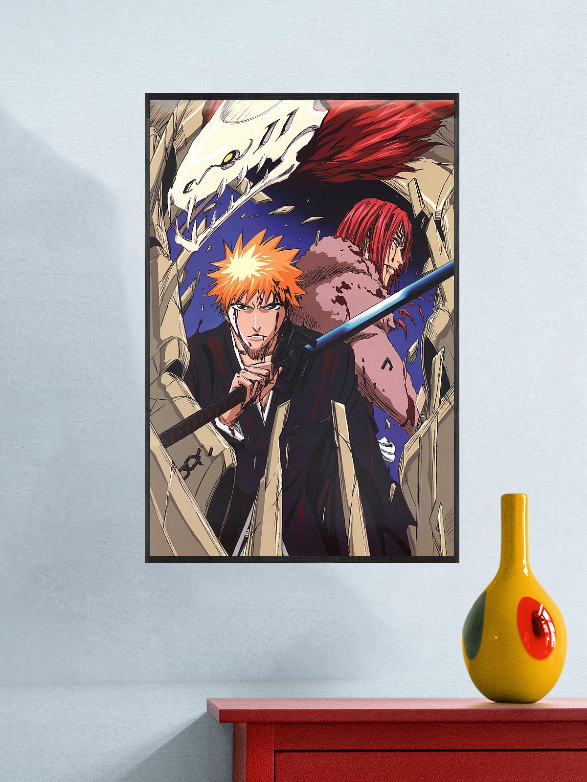 Canvas Painting Pictures Wall Art Print Bleach Anime Character Home  Decoration Nordic Style Modular No Frame Poster for Kids Room : Amazon.in:  Home & Kitchen