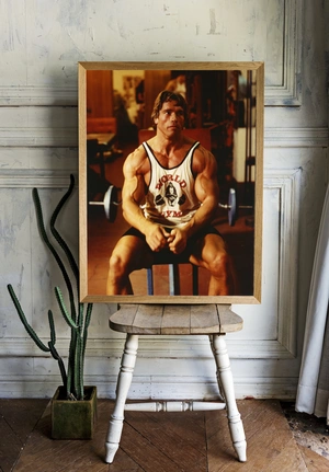 Арнольд Шварценеггер в тренажерном зале - 2