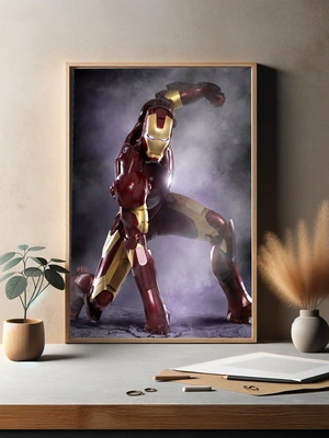 Железный Человек в динамичной позе - 3