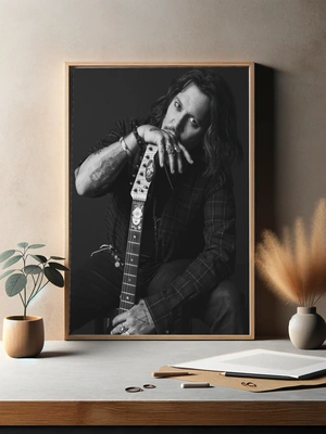 Джонни Депп с гитарой - 3